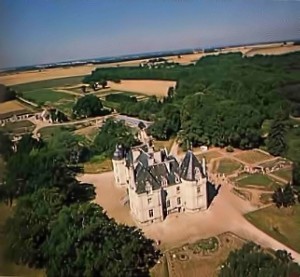 New Mayapur, ISKCON's Farm in France, from the air.