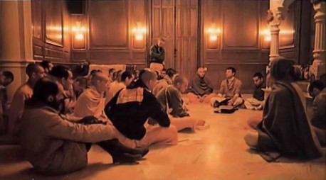 Philosophy Discussions at ISKCON's Farm in France, 1976.