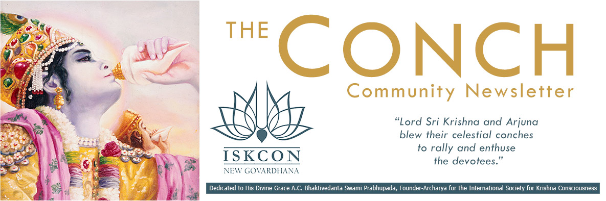 The Conch - The Community Newsletter for ISKCON New Govardhana